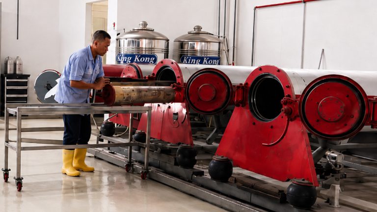 Proses Pengeringan Karpet menggunakan spinner karpet